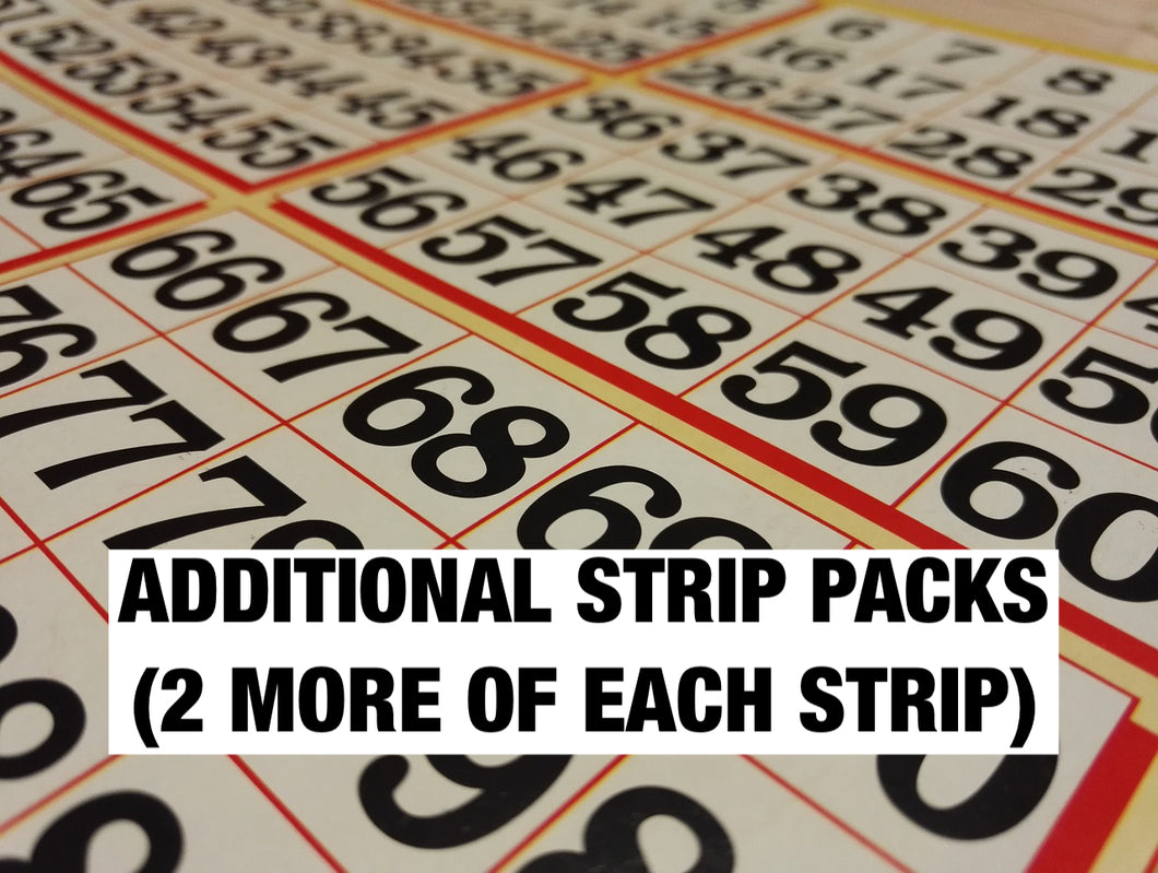 EXTRA STRIP PACK (THIS IS AN ADD ON ITEM - YOU MUST ALSO BUY A SEAT)